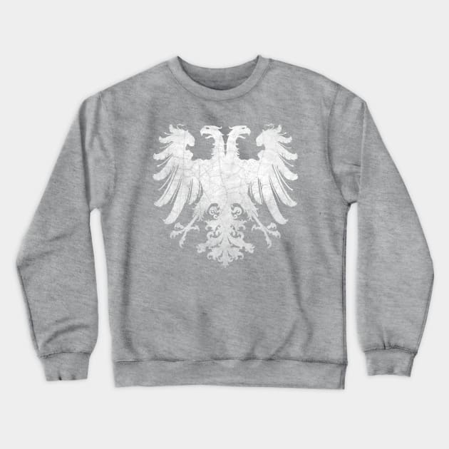 Roman Empire Eagle White Crewneck Sweatshirt by GAz